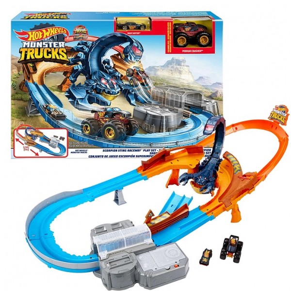 Hot Wheels Monster Truck  automobilių trasa Skorpion